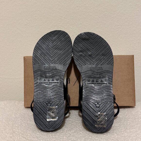 New Melissa Sandals Black - Picture 3 of 4